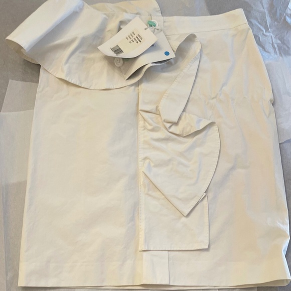 NWT! Viktor And Rolf Ruffle Front Skirt IT 42 - Picture 3 of 15